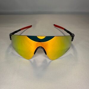 Oakley EvZero Red/Yellow Prizm Lens Black Frame